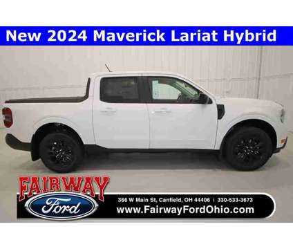 2024 Ford Maverick Lariat is a White 2024 Ford Maverick Hybrid in Canfield OH