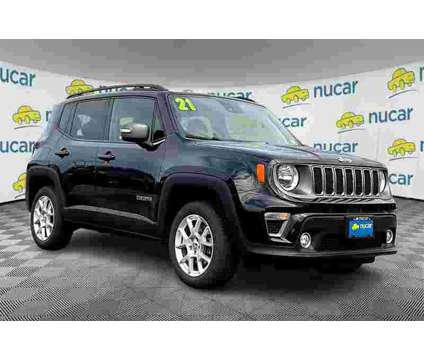 2021 Jeep Renegade Limited is a Black 2021 Jeep Renegade Limited SUV in Tilton NH