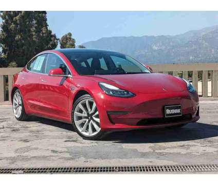 2019 Tesla Model 3 Standard is a Red 2019 Tesla Model 3 Sedan in Pasadena CA