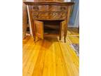 Vintage Solid Wood Washstand with Mirror