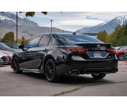 2022 Toyota Camry XSE V6 is a Black 2022 Toyota Camry XSE Sedan in Lindon UT