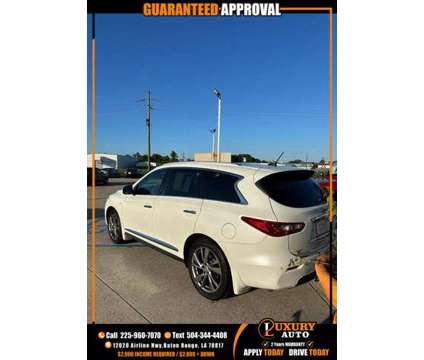 2015 INFINITI QX60 for sale is a White 2015 Infiniti QX60 Car for Sale in Baton Rouge LA