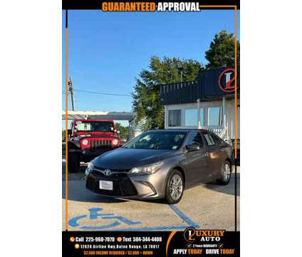 2016 Toyota Camry for sale is a Grey 2016 Toyota Camry Car for Sale in Baton Rouge LA