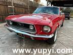1968 Ford Mustang Coupe Red RWD Automatic V-8 289