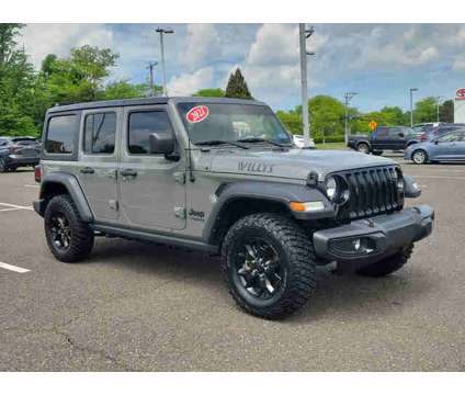 2021 Jeep Wrangler Unlimited Willys Sport is a Grey 2021 Jeep Wrangler Unlimited Car for Sale in Trevose PA