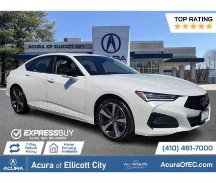 2024 Acura TLX w/Technology Package is a Silver, White 2024 Acura TLX Car for Sale in Ellicott City MD