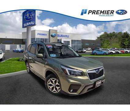 2021 Subaru Forester Premium is a Green 2021 Subaru Forester 2.5i Car for Sale in Middlebury CT