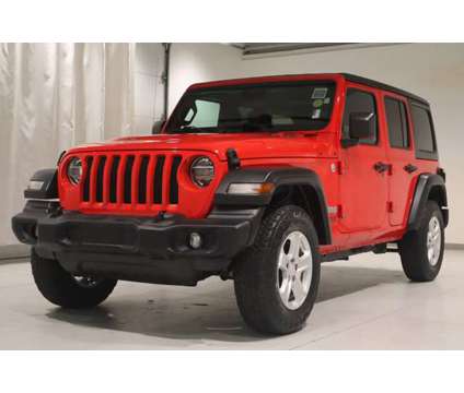 2021 Jeep Wrangler Unlimited Sport S is a Red 2021 Jeep Wrangler Unlimited Car for Sale in Pueblo CO