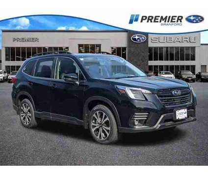 2024 Subaru Forester Limited is a Black 2024 Subaru Forester 2.5i Car for Sale in Branford CT