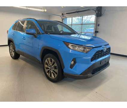 2019 Toyota RAV4 XLE Premium is a Blue 2019 Toyota RAV4 XLE SUV in Saratoga Springs NY