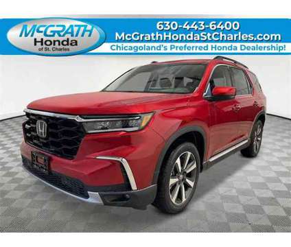 2025 Honda Pilot Touring W/TOW PKG is a Red 2025 Honda Pilot Touring Car for Sale in Saint Charles IL