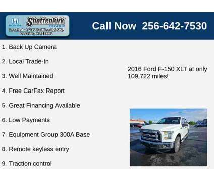 2016UsedFordUsedF-150 is a White 2016 Ford F-150 Car for Sale in Decatur AL