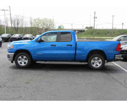 2025NewRamNew1500New4x4 Quad Cab 6 4 Box is a Blue 2025 RAM 1500 Model Car for Sale in Brunswick OH