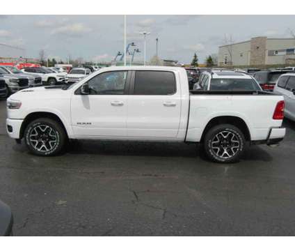 2025NewRamNew1500New4x4 Crew Cab 5 7 Box is a White 2025 RAM 1500 Model Car for Sale in Brunswick OH