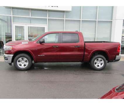 2025NewRamNew1500New4x4 Crew Cab 5 7 Box is a Red 2025 RAM 1500 Model Car for Sale in Brunswick OH
