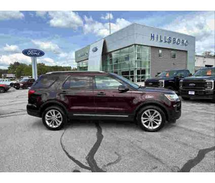 2018UsedFordUsedExplorerUsed4WD is a Red 2018 Ford Explorer Car for Sale in Hillsboro NH