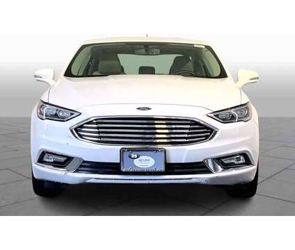 2017UsedFordUsedFusionUsedFWD is a White 2017 Ford Fusion Car for Sale in Westwood MA