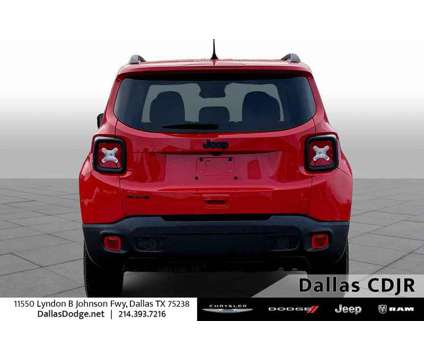 2023UsedJeepUsedRenegadeUsed4x4 is a Red 2023 Jeep Renegade Car for Sale in Dallas TX