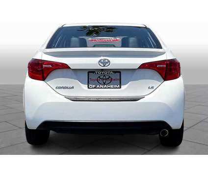 2017UsedToyotaUsedCorollaUsedCVT (Natl) is a White 2017 Toyota Corolla Car for Sale in Anaheim CA