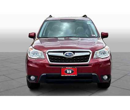 2015UsedSubaruUsedForesterUsed4dr CVT PZEV is a Red 2015 Subaru Forester Car for Sale in Manchester NH