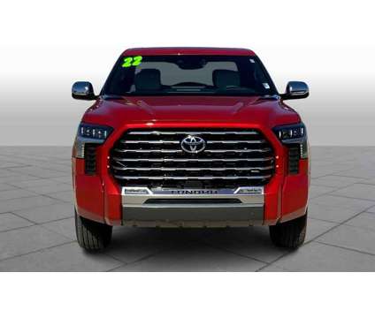 2022UsedToyotaUsedTundraUsedCrewMax 5.5 Bed (GS) is a Red 2022 Toyota Tundra Car for Sale in Oklahoma City OK