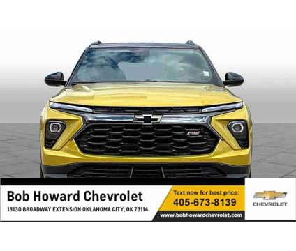2024NewChevroletNewTrailBlazerNewFWD 4dr is a Yellow 2024 Chevrolet trail blazer Car for Sale in Oklahoma City OK