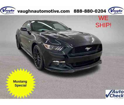 2017 Ford Mustang GT Premium is a Black 2017 Ford Mustang GT Premium Coupe in Ottumwa IA