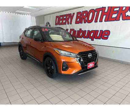 2024 Nissan Kicks SR is a Black, Orange 2024 Nissan Kicks SR SUV in Dubuque IA