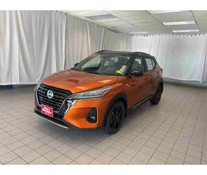 2024 Nissan Kicks SR is a Black, Orange 2024 Nissan Kicks SR SUV in Dubuque IA