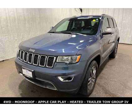 2020 Jeep Grand Cherokee Limited MOONROOF is a Blue 2020 Jeep grand cherokee Limited SUV in Saint Charles IL