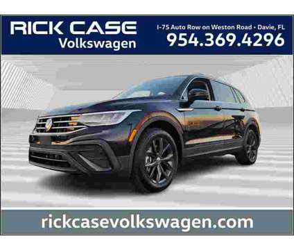 2024 Volkswagen Tiguan 2.0T SE is a Black 2024 Volkswagen Tiguan 2.0T S SUV in Fort Lauderdale FL