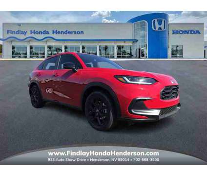 2024 Honda HR-V Sport is a Red 2024 Honda HR-V SUV in Henderson NV