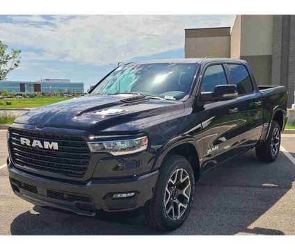 2025 Ram 1500 Laramie is a Black 2025 RAM 1500 Model Laramie Truck in Kansas City KS