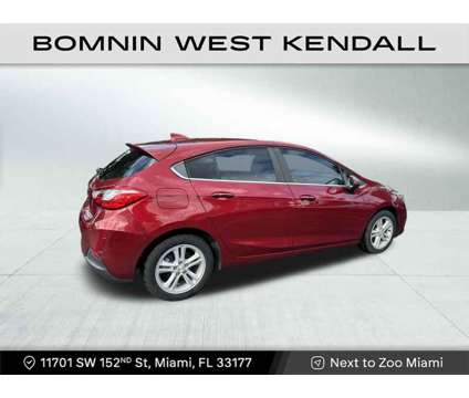 2017 Chevrolet Cruze LT is a Red 2017 Chevrolet Cruze LT Car for Sale in Miami FL
