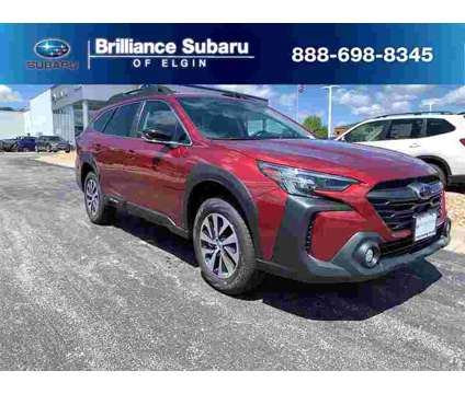 2024 Subaru Outback Premium is a Red 2024 Subaru Outback 2.5i SUV in Elgin IL