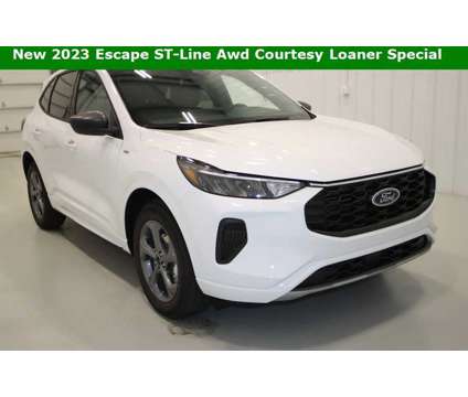 2023 Ford Escape ST-Line is a White 2023 Ford Escape S SUV in Canfield OH