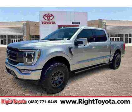 2021 Ford F-150 Lariat 4X4 is a Silver 2021 Ford F-150 Lariat Truck in Scottsdale AZ