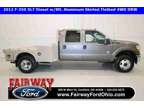 2012 Ford F-350SD XLT w/8ft. Aluminum Skirted Flatbed 4WD DRW