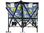 Baby Infant Umbrella Light Weight Travel Foldable Double Stroller Blue