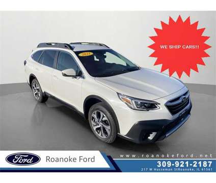 2021 Subaru Outback Limited is a White 2021 Subaru Outback Limited SUV in Roanoke IL