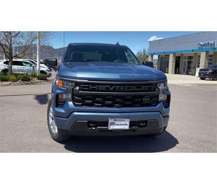 2024 Chevrolet Silverado 1500 Custom is a Blue 2024 Chevrolet Silverado 1500 Custom Truck in Colorado Springs CO