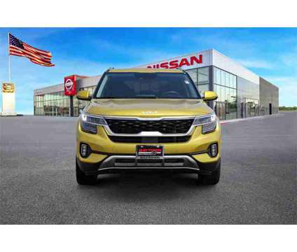 2023 Kia Seltos SX is a Yellow 2023 SX SUV in Baytown TX