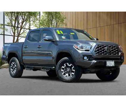 2021 Toyota Tacoma TRD Sport V6 is a Grey 2021 Toyota Tacoma TRD Sport Truck in Madera CA