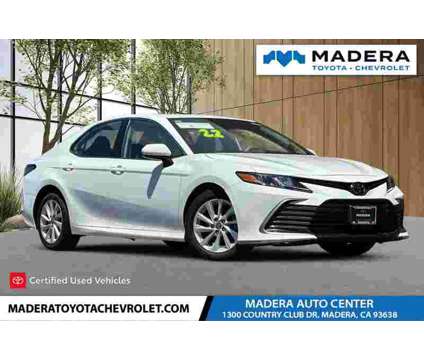 2022 Toyota Camry LE is a White 2022 Toyota Camry LE Sedan in Madera CA