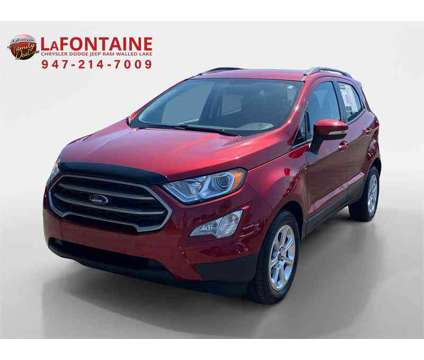 2020 Ford EcoSport SE is a Red 2020 Ford EcoSport SE SUV in Walled Lake MI