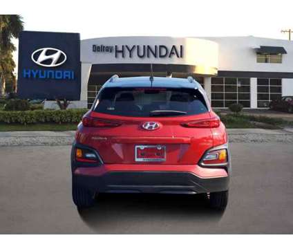2021 Hyundai Kona SEL is a Black, Red 2021 Hyundai Kona SEL SUV in Delray Beach FL