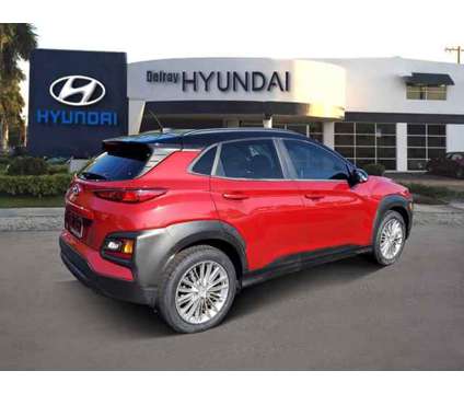 2021 Hyundai Kona SEL is a Black, Red 2021 Hyundai Kona SEL SUV in Delray Beach FL