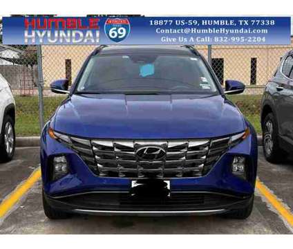 2023 Hyundai Tucson Limited is a Blue 2023 Hyundai Tucson Limited SUV in Humble TX