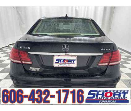 2015 Mercedes-Benz E-Class E 350 is a Black 2015 Mercedes-Benz E Class E350 Sedan in Pikeville KY