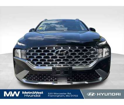 2021 Hyundai Santa Fe SEL is a Black 2021 Hyundai Santa Fe SUV in Framingham MA